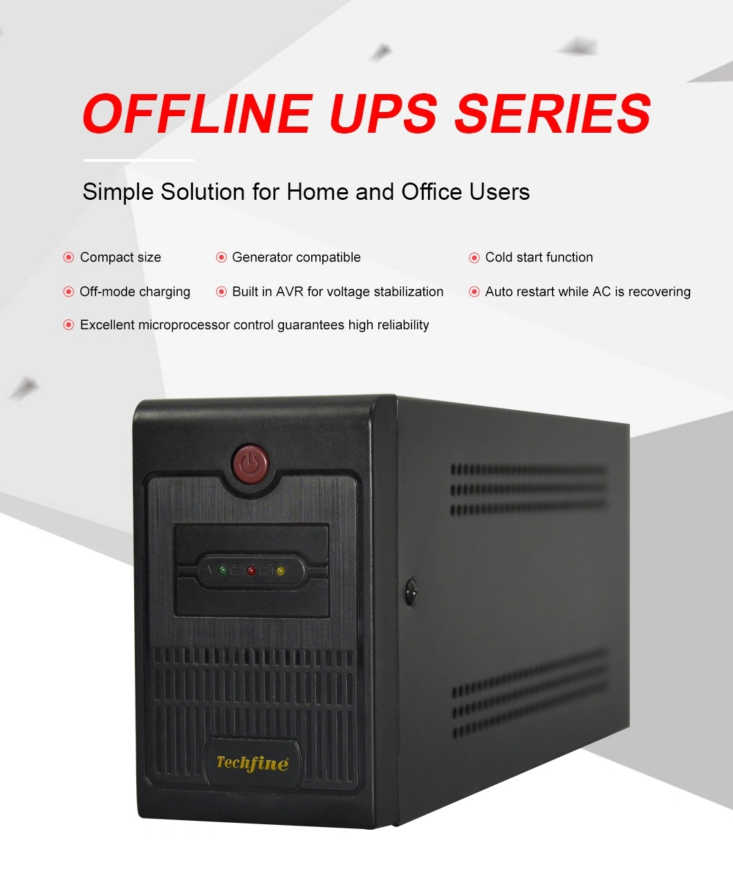 Online UPS Automatic Stabilized Power Supply UPS Uninterruptible Power Supply 2kVA Computer Server Emergency Backup 1500va Power Supply