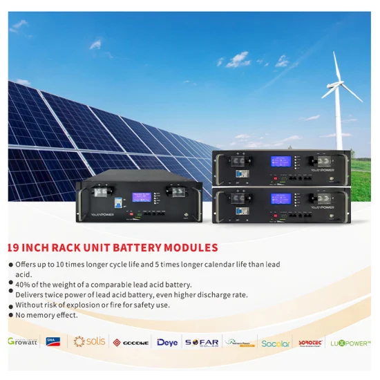 4.8kWh 랙 UPS 태양전지 모듈 48V 100Ah