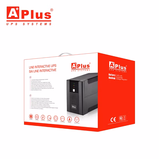 UPS 꺼짐 모드에서 자동 배터리 충전 기능을 갖춘 1200VA 720W 사인파 AVR 라인 대화형 UPS